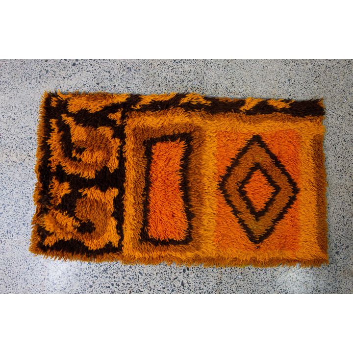 Scandinavian wool floor rug