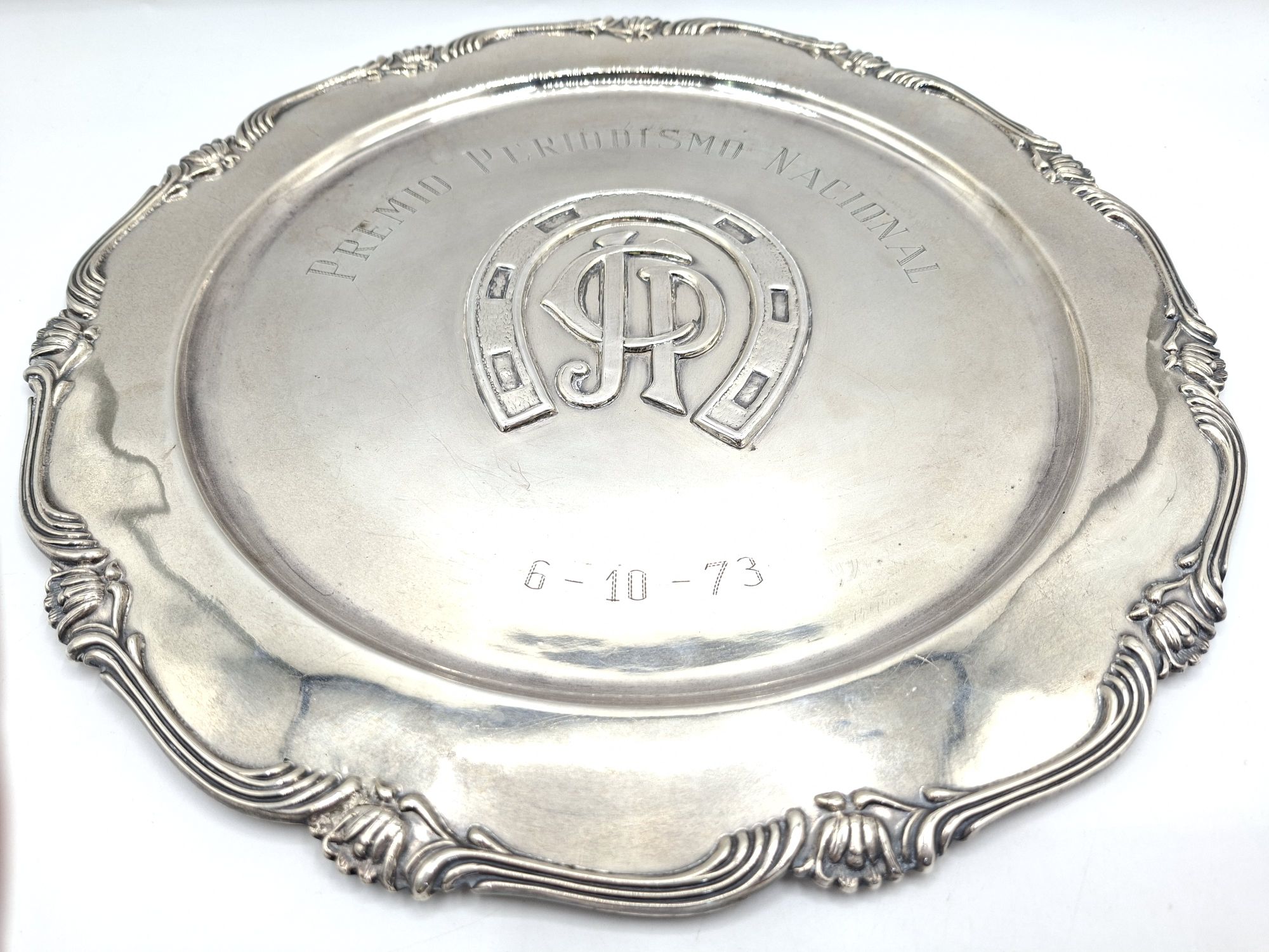 925 Sterling Silver Trophy Tray
