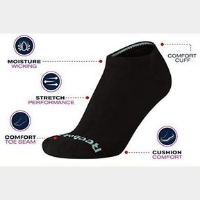 REEBOK MEN LOW CUT SOCKS BLACK 1 PAIR WITHOUT PACKAGE - 52055/9835