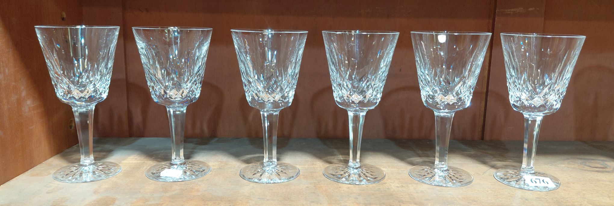 676 · SET OF 6 GLASSES