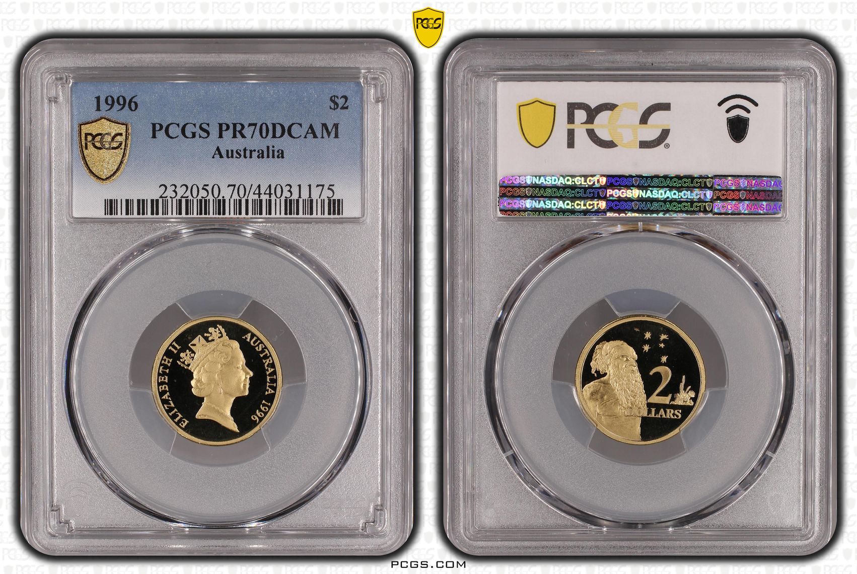 1996 Australia Two Dollar, $2 PCGS - PR70DCAM POP 3/0 -175