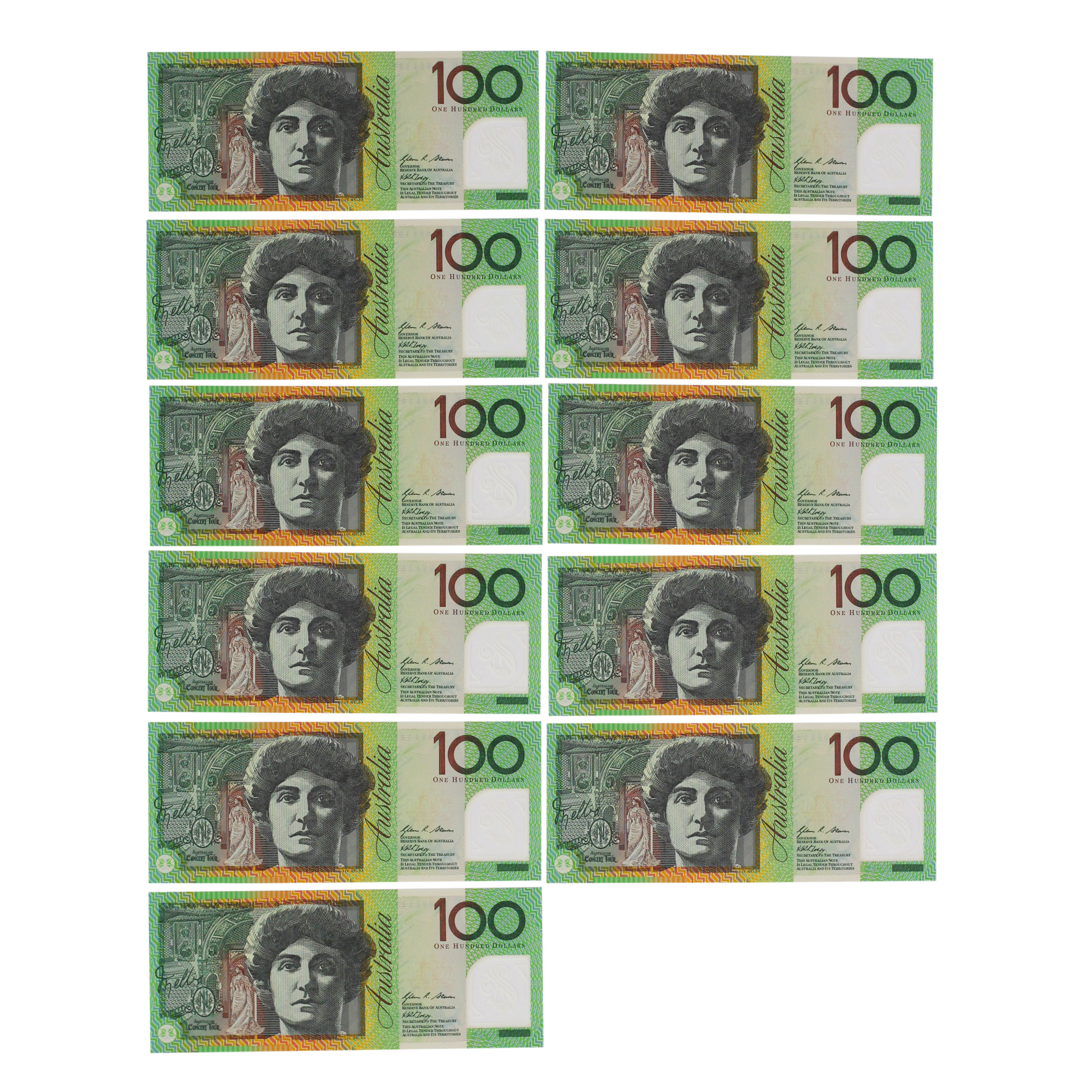2290. · Stevens/Henry, One Hundred Dollars,  2010, UNC