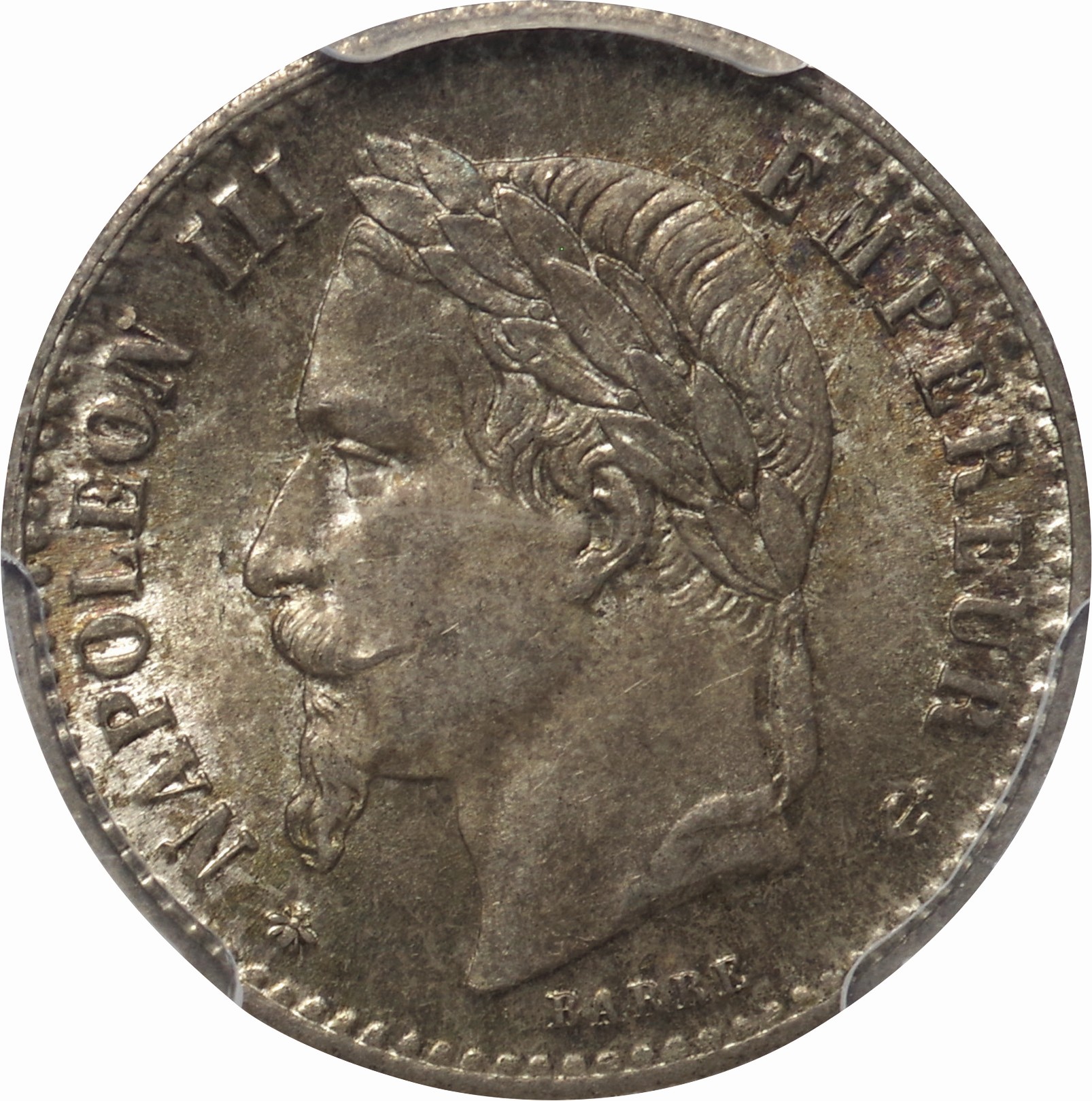 フランス-France. PCGS MS64. 未使用. UNC. Silver. 50サンチーム