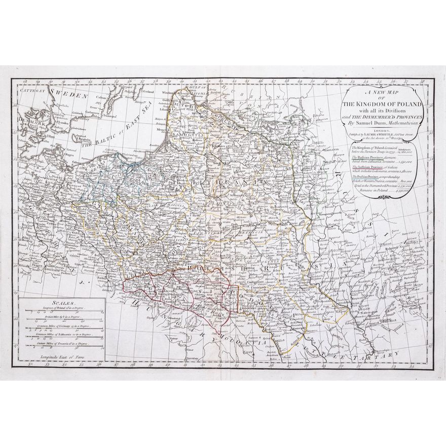 Samuel Dunn | A new map of the Kingdom of Poland…
