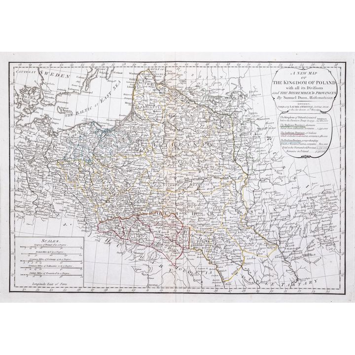 Samuel Dunn | A new map of the Kingdom of Poland…