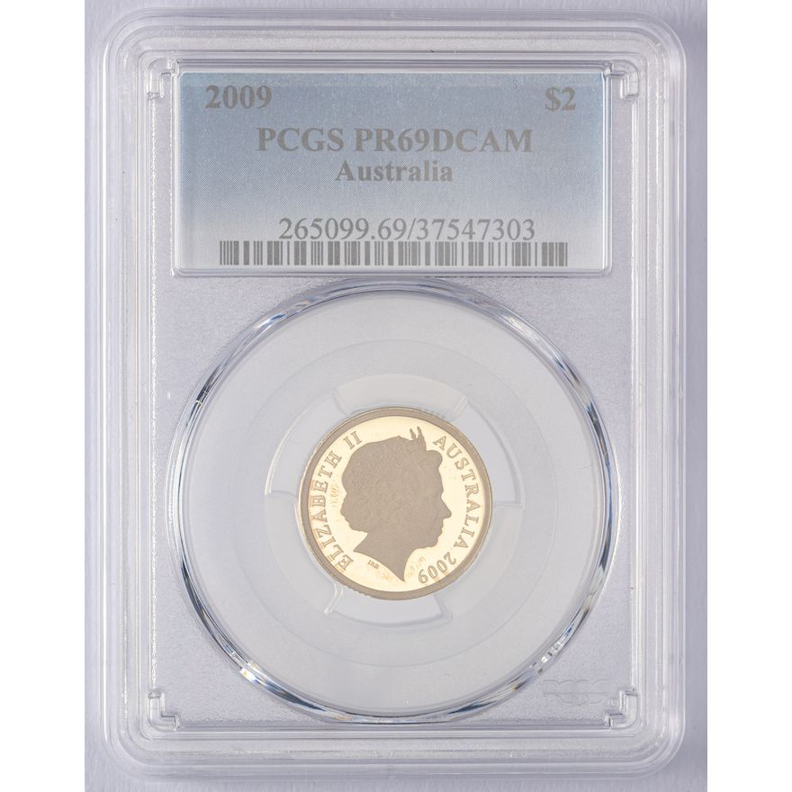 Elizabeth II, Two Dollar, 2009, PCGS PR69DCAM
