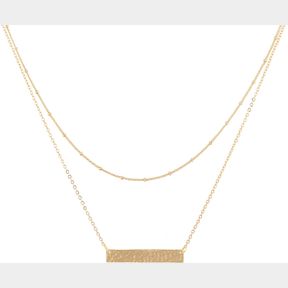 MEVECCO LAYERED HEART NECKLACE PENDANT HANDMADE 18K GOLD PLATED DAINTY GOLD CHOKER ARROW BAR LAYERING LONG NECKLACE FOR WOMEN