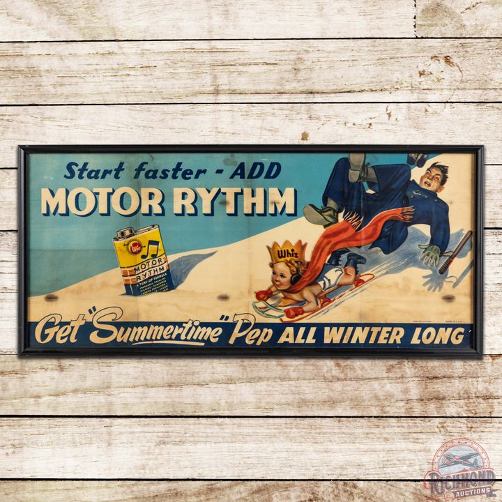 Group of 2 Whiz Advertising Posters Gear Grease & Motor Rhythm