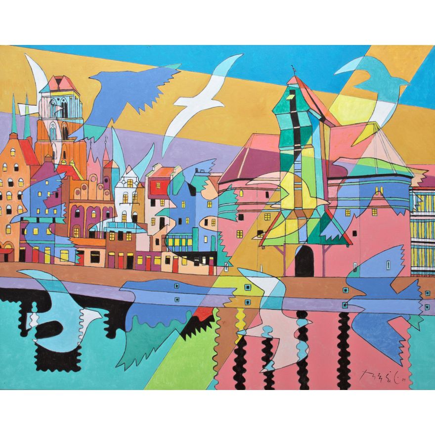 Czesław Tumielewicz |  Gdańsk - Pobrzeże Motławy,  2001