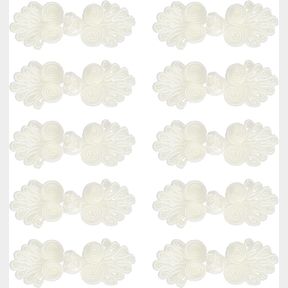UXCELL 10 SET CHINESE CLOSURE BUTTONS CHINESE KNOTS FROG BUTTONS HANDMADE SEWING FASTENERS FOR TANG SUIT SCARF COATS SWEATER CLOAK
