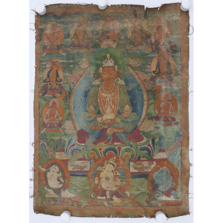 Tibetan 18th/19th Cent. Painted Thangka