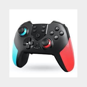 Premium Nintendo Switch Bluetooth Wireless Vibration Game Controller (T 23) Pack of 2 Blue Red|