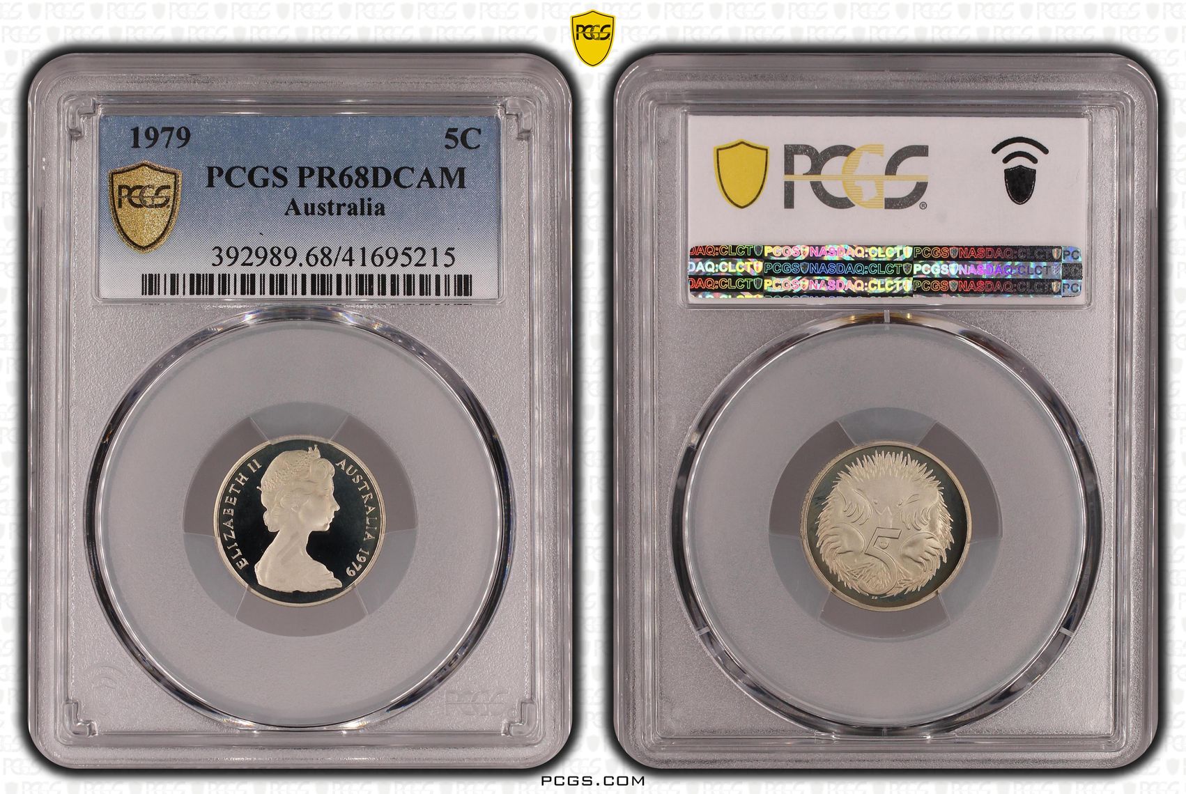 Elizabeth II, Five Cent, 1979, PCGS PR68DCAM