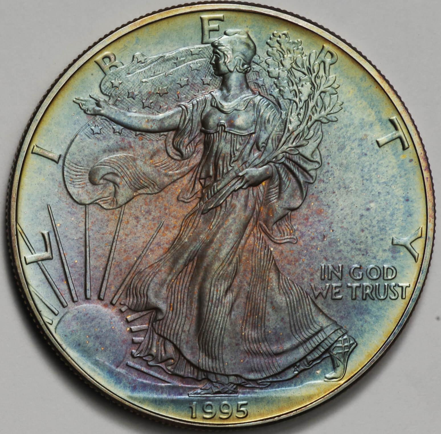 アメリカ1ドル イーグル銀貨1995年 | www.phukettopteam.com