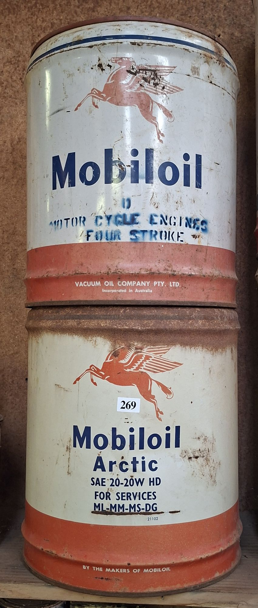 Mobiloil Drums