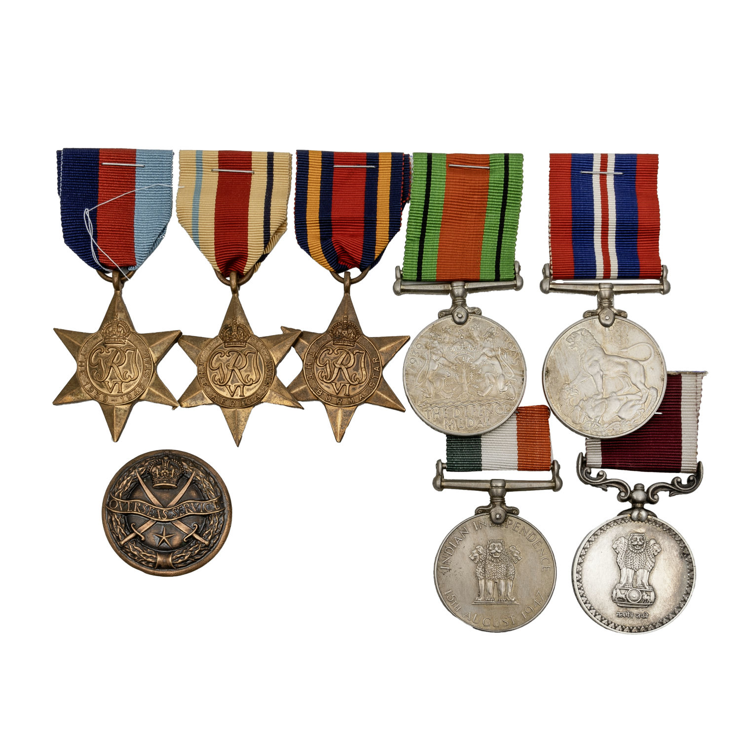 India, Quintuple & Pair, WWII, EF