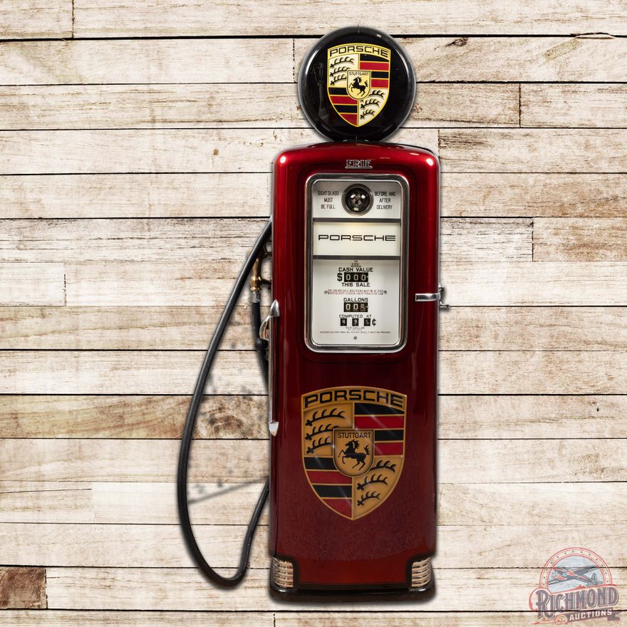 Erie 748-10 Computing Gas Pump Restored Porsche
