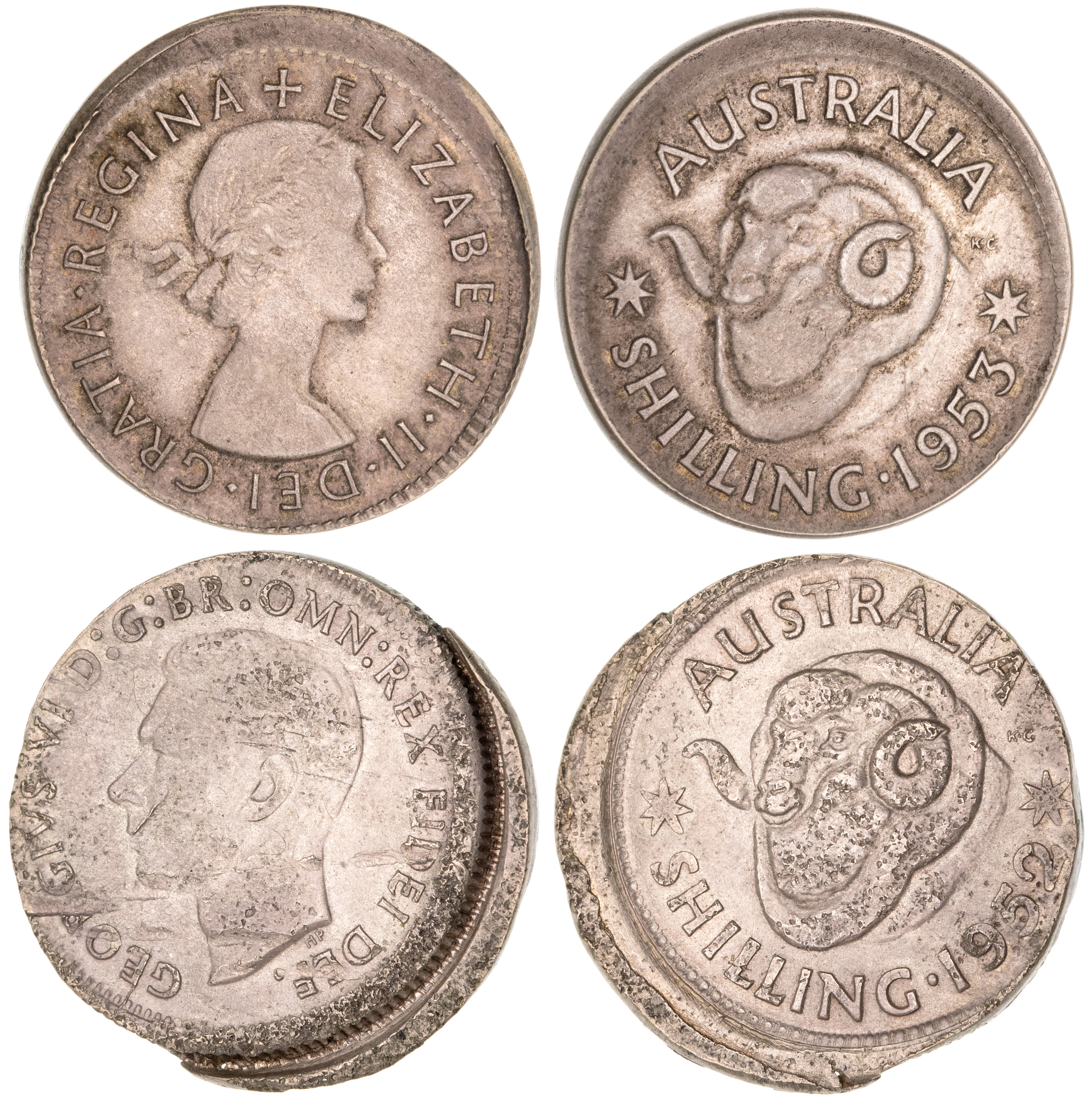 George VI, Shilling, 1952, VF