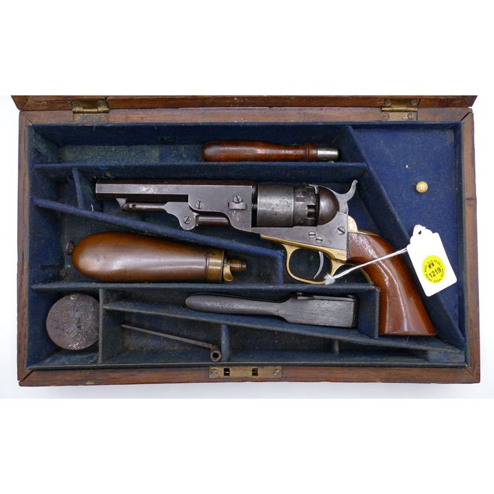 Antique Colt Pocket Navy Percussion Revolver in Box Serial #2124.