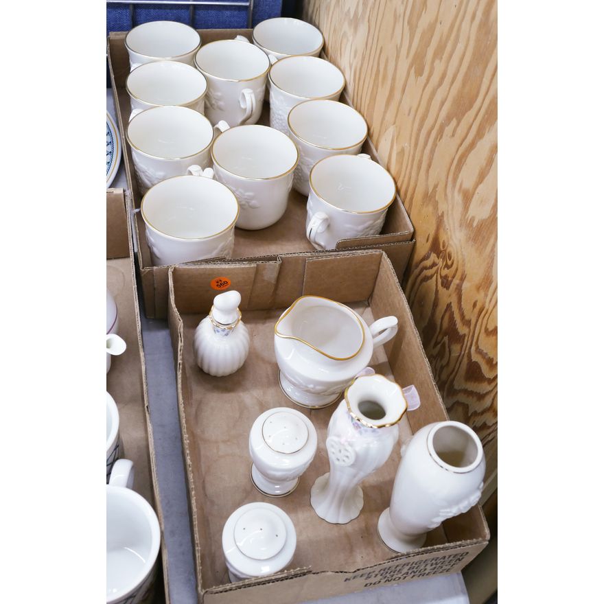 2 Boxes Lenox Mugs Etc