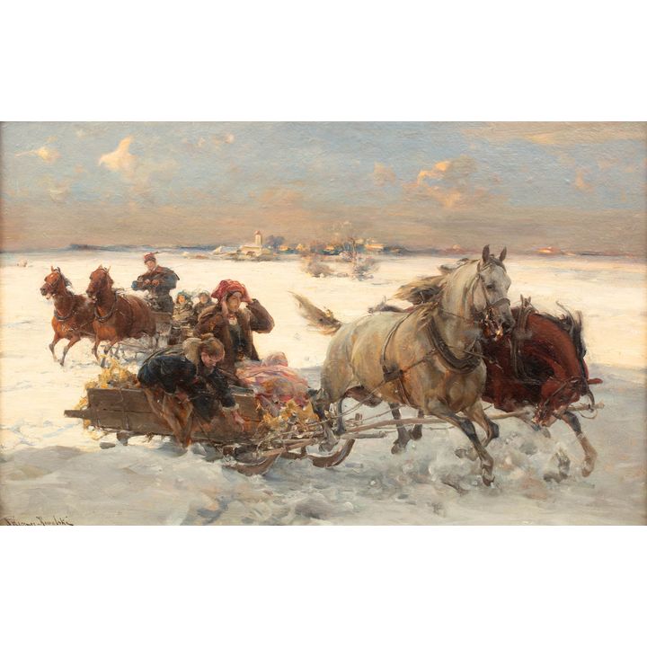 Alfred Wierusz-Kowalski | Sanna, przed 1912 r.
