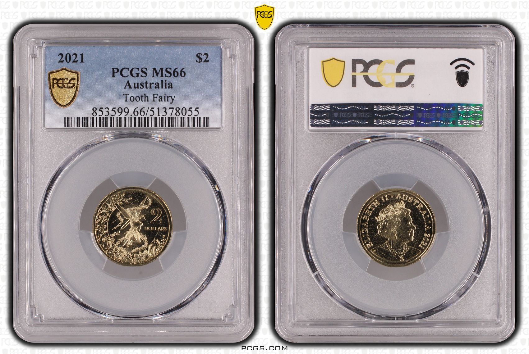 Tooth Fairy, Two Dollar, 2021, PCGS MS66