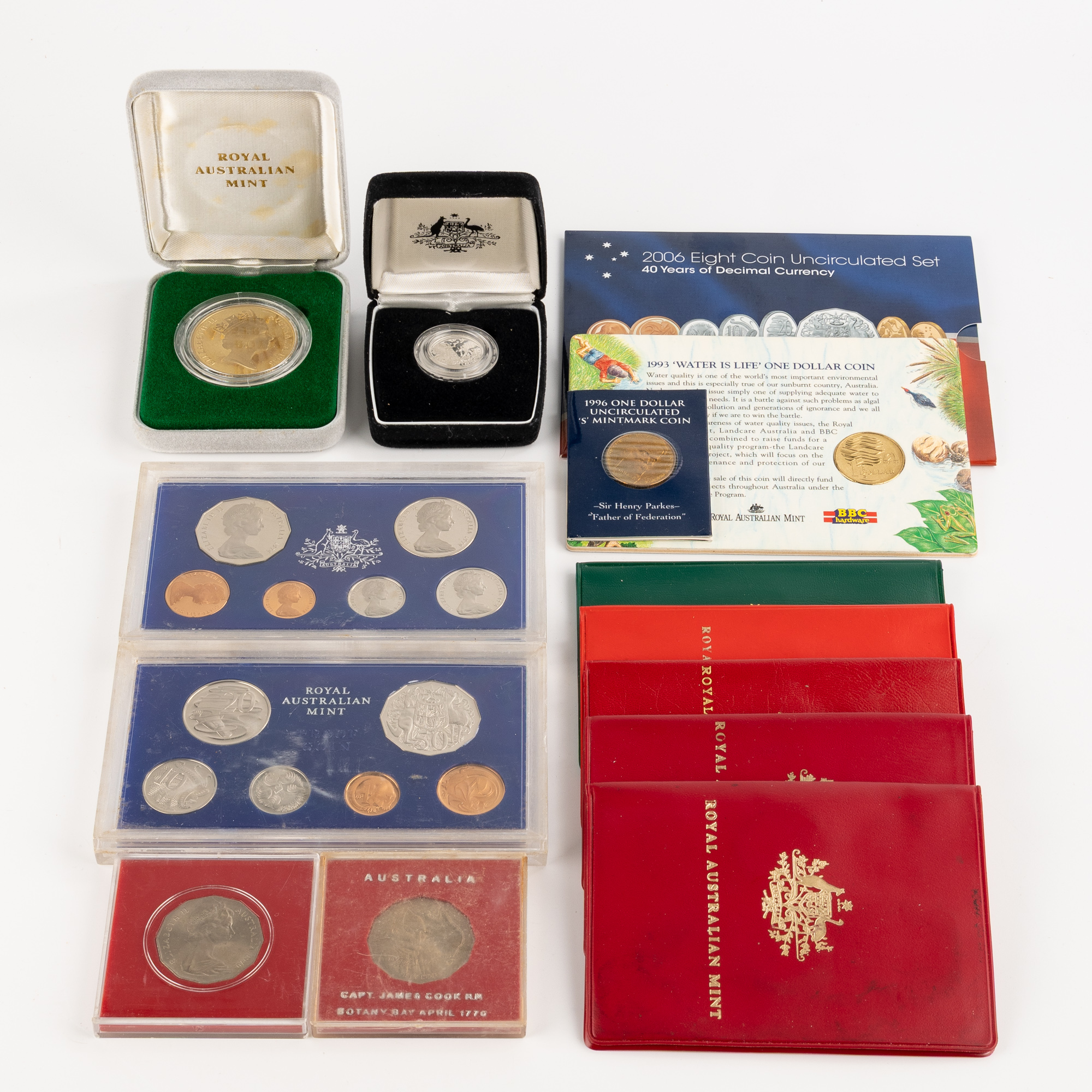 Elizabeth II, One Cent - Two Dollars, 1973 - 2006, UNC