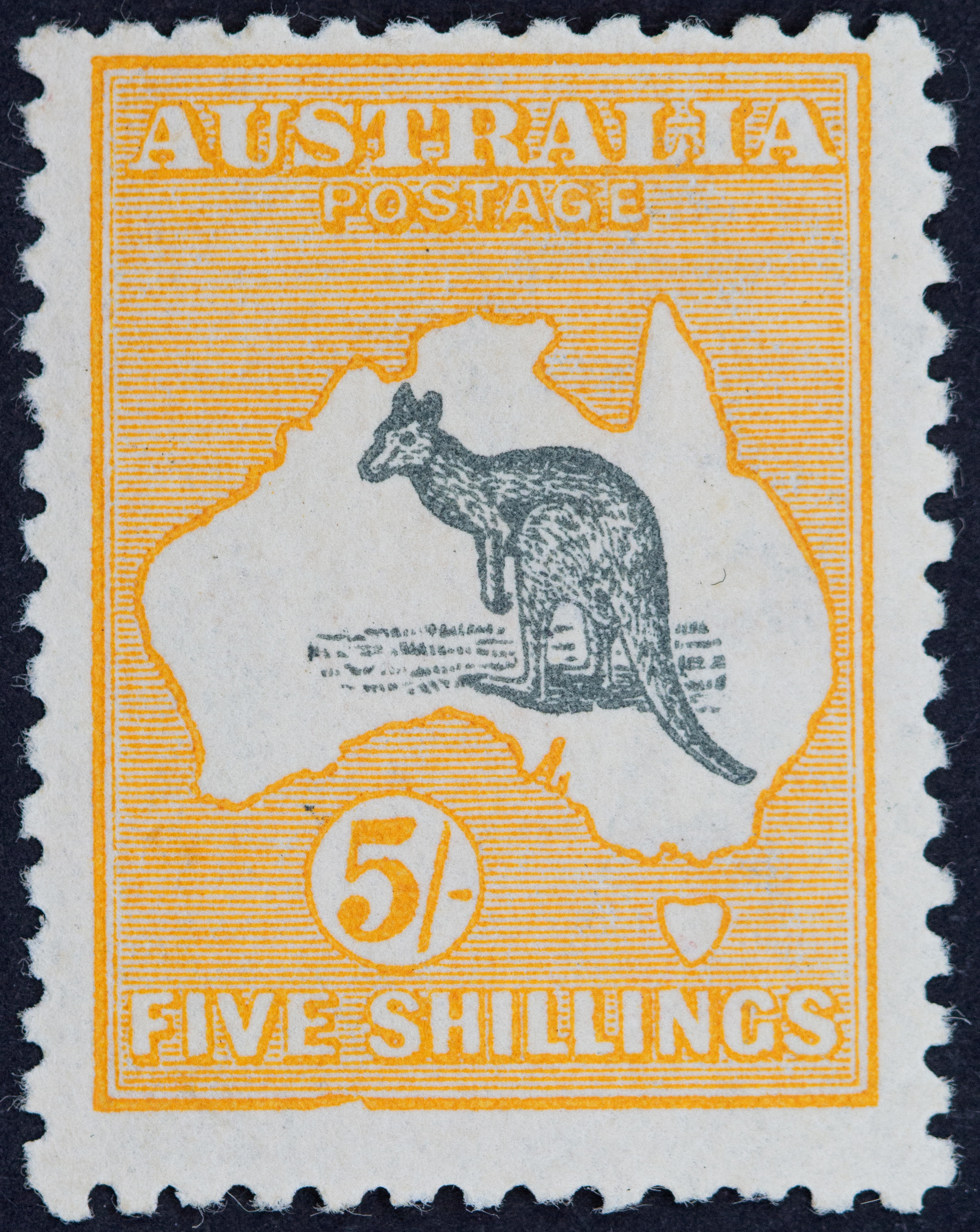 324 · Second Watermark, Five Shillings, 1915, Good