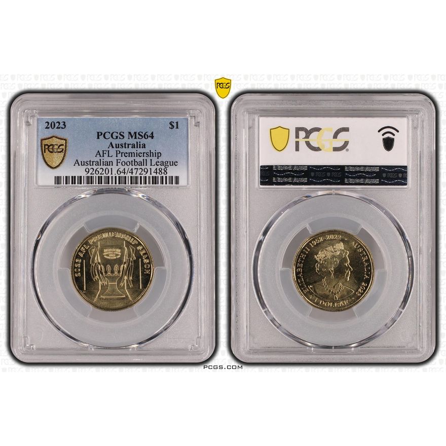 AFL- AFL Premiership, One Dollar, 2023, PCGS MS 64