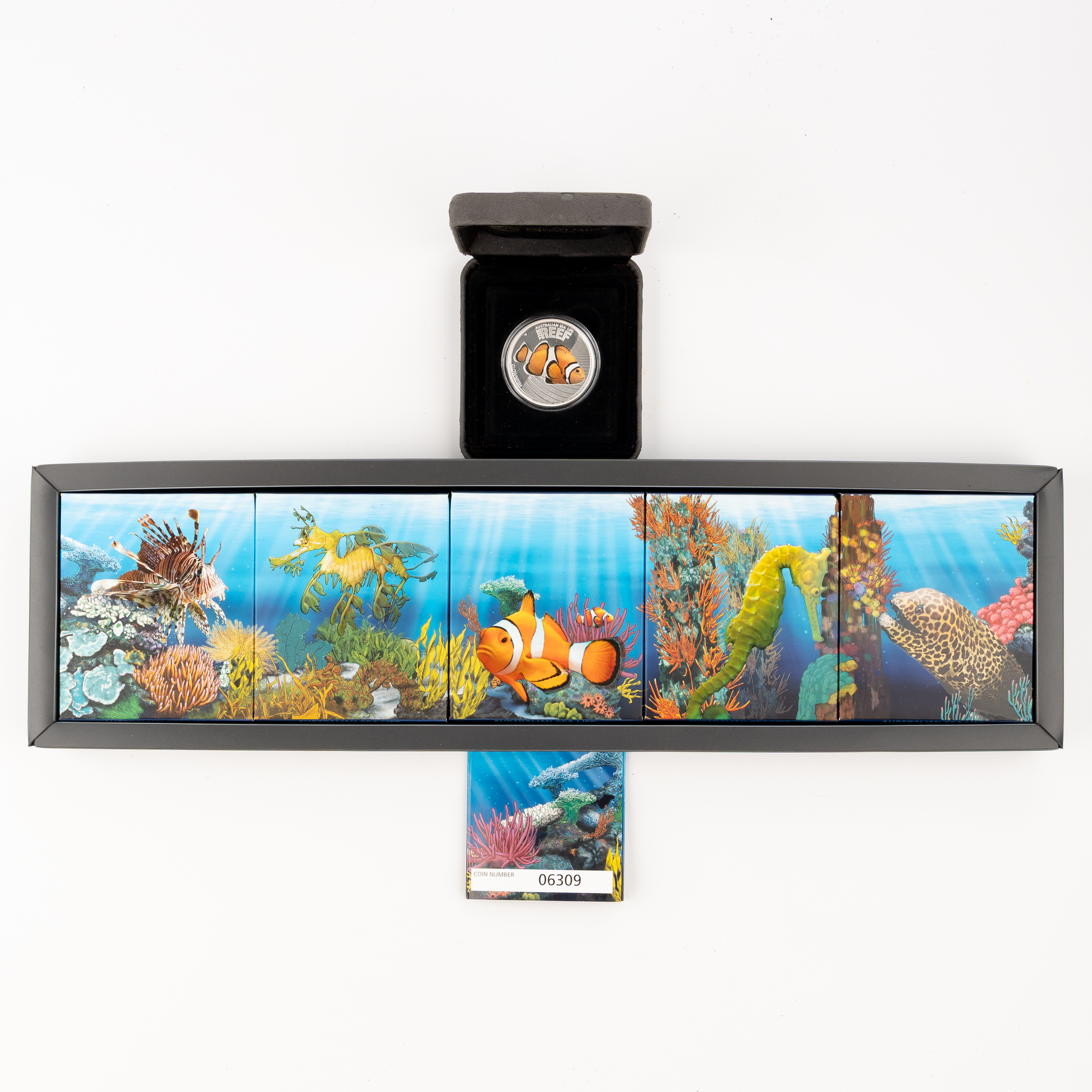 Elizabeth II, Perth Mint - 'Australian Sea Life - The Reef' Series, Fifty Cents, 2009 - 2010, FDC