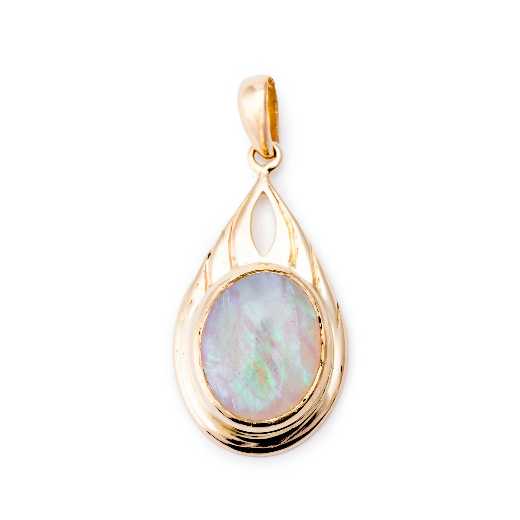 Opal Pendant 14ct Gold,