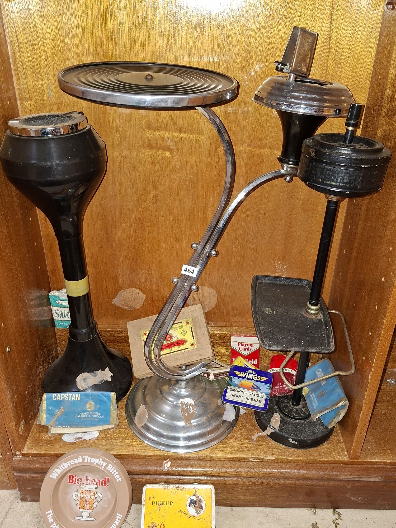 ART DECO SMOKERS STANDS