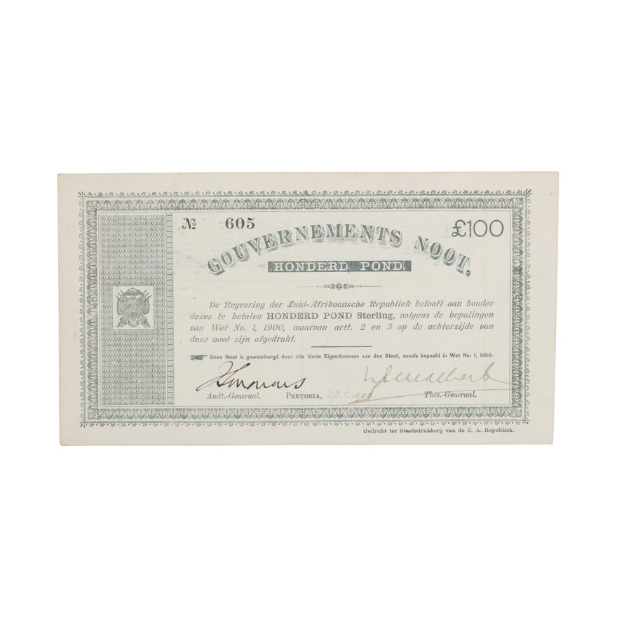 Government Note, One Hundred  Pounds, gEF
