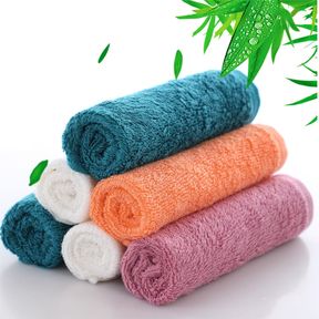 DISH CLOTHS 6 PACK, 10X14 INCH SMALL KITCHEN WASHCLOTHS FOR WASHING DISHES, LINT FREE FAST DRY REUSABLE CLEANING CLOTH, ULTRA SOFT