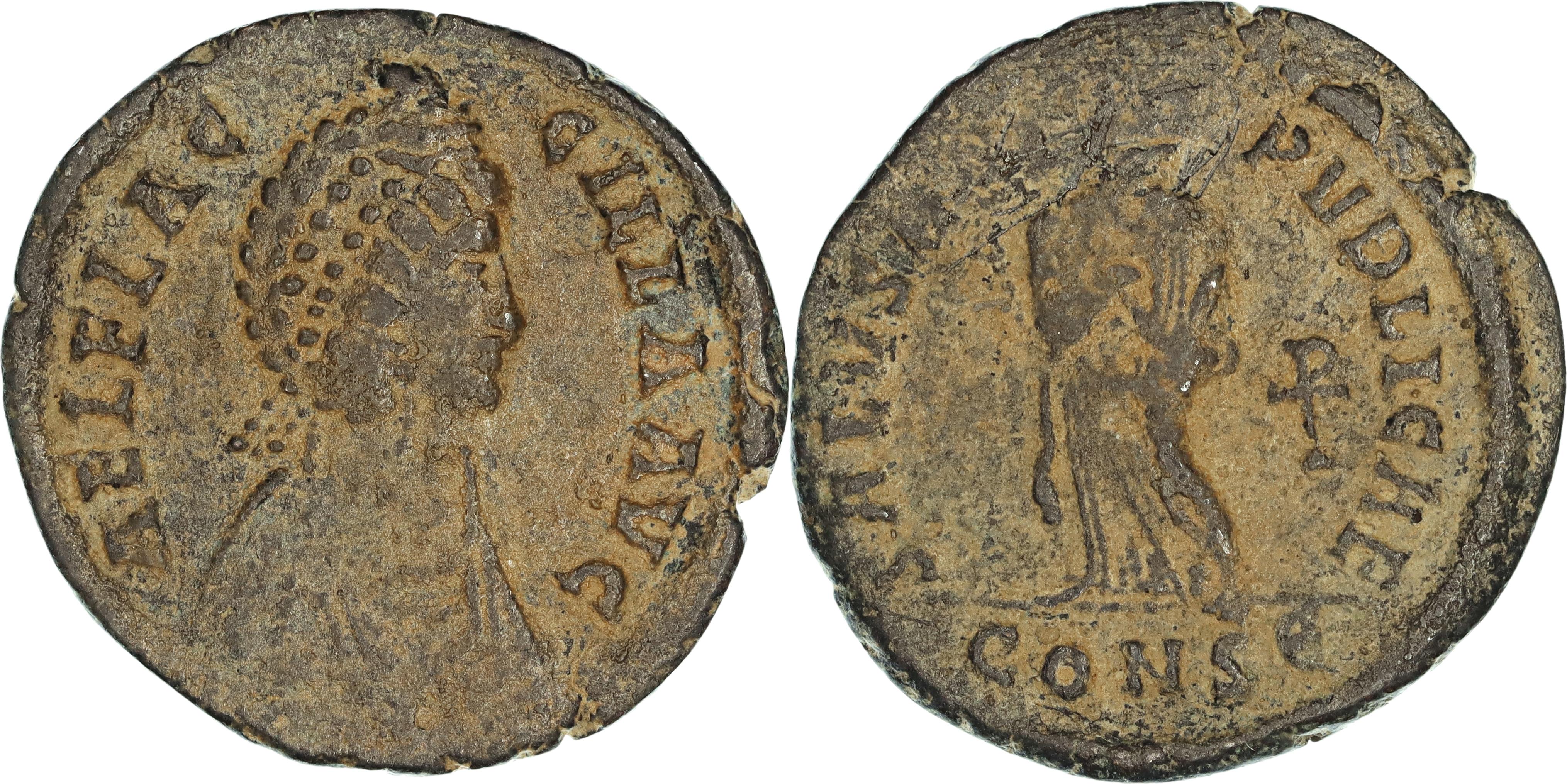 Roman Empire, Aelia Flaccilla, Æ, 383 AD, nVF