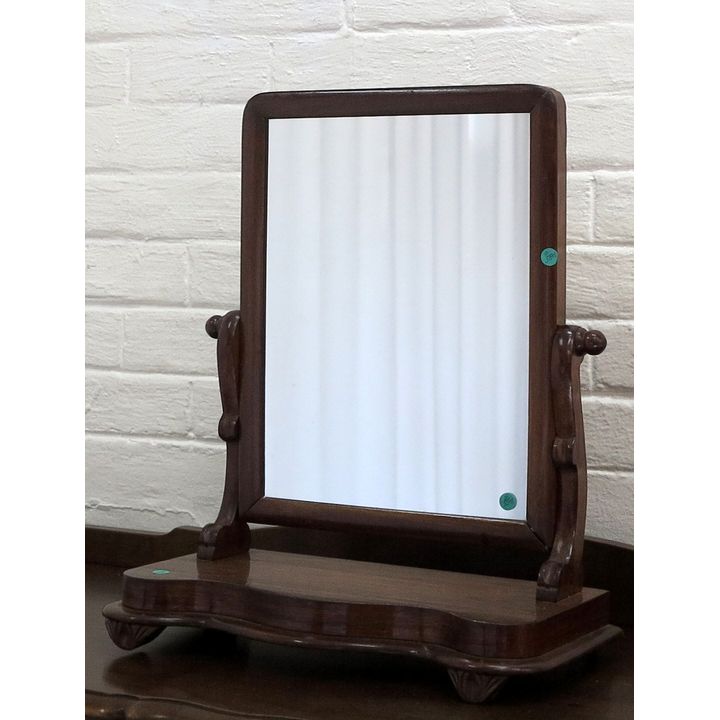 MAHOGANY TABLE MIRROR