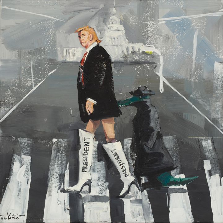 The Krasnals | President - erect / Donald Trump, 2020