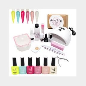 High Quality UV/LED Glam Gel Nail Polish Starter Soak Off Rubber Kit-25pc W - Sunset/Spring Summer - 51745/22584 SN N3 (S1)