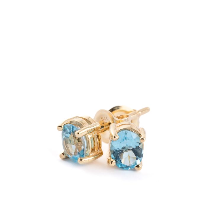 Topaz Earrings 9ct