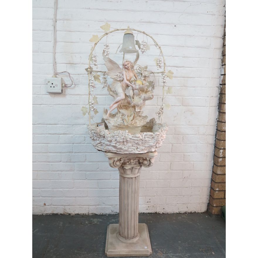 INDOOR FOUNTAIN ON ASSOCIATED STAND,