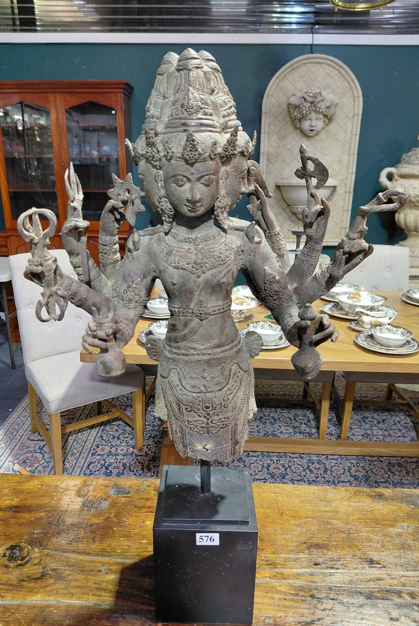 576 · BRONZE BRAHMA STATUE
