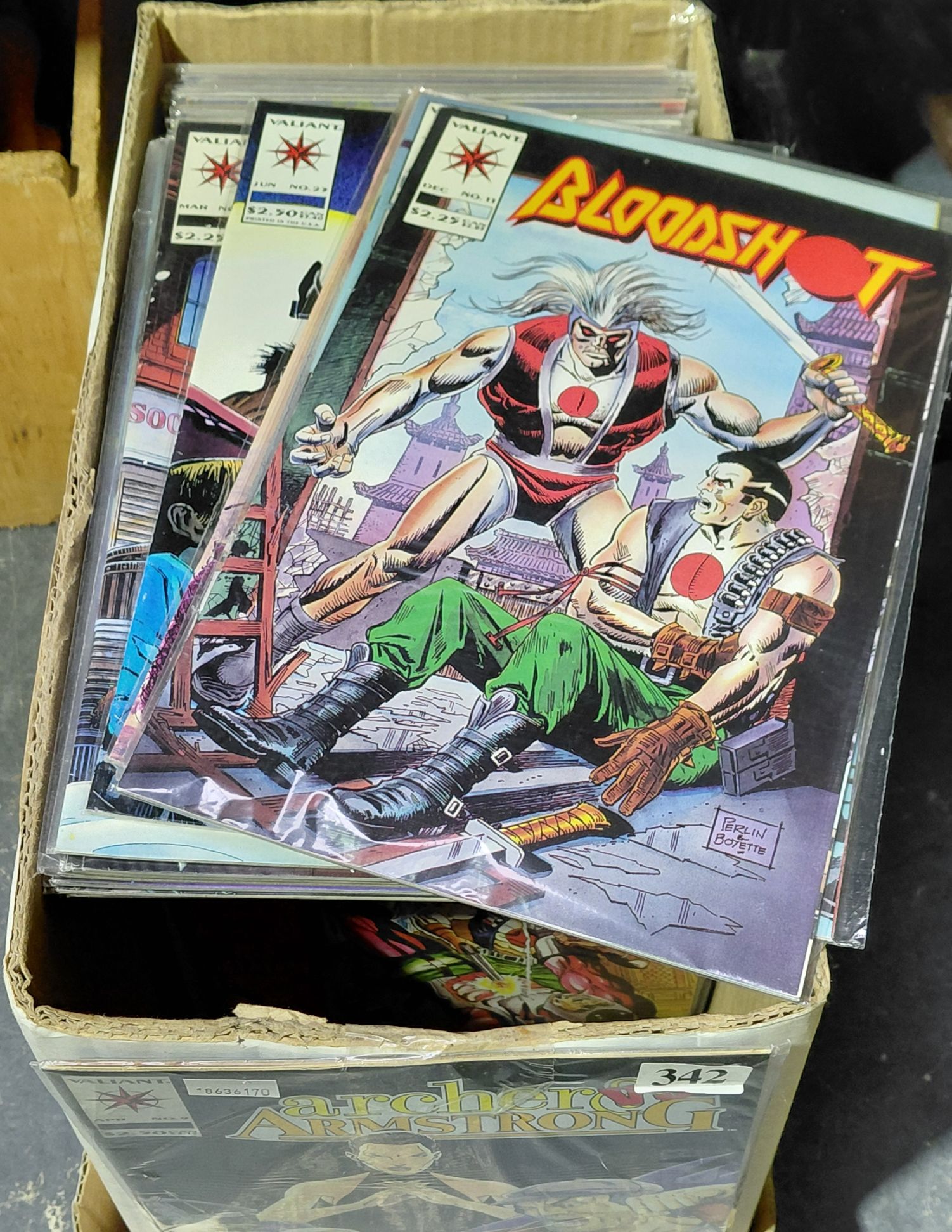 342 · BOX FULL OF COMICS