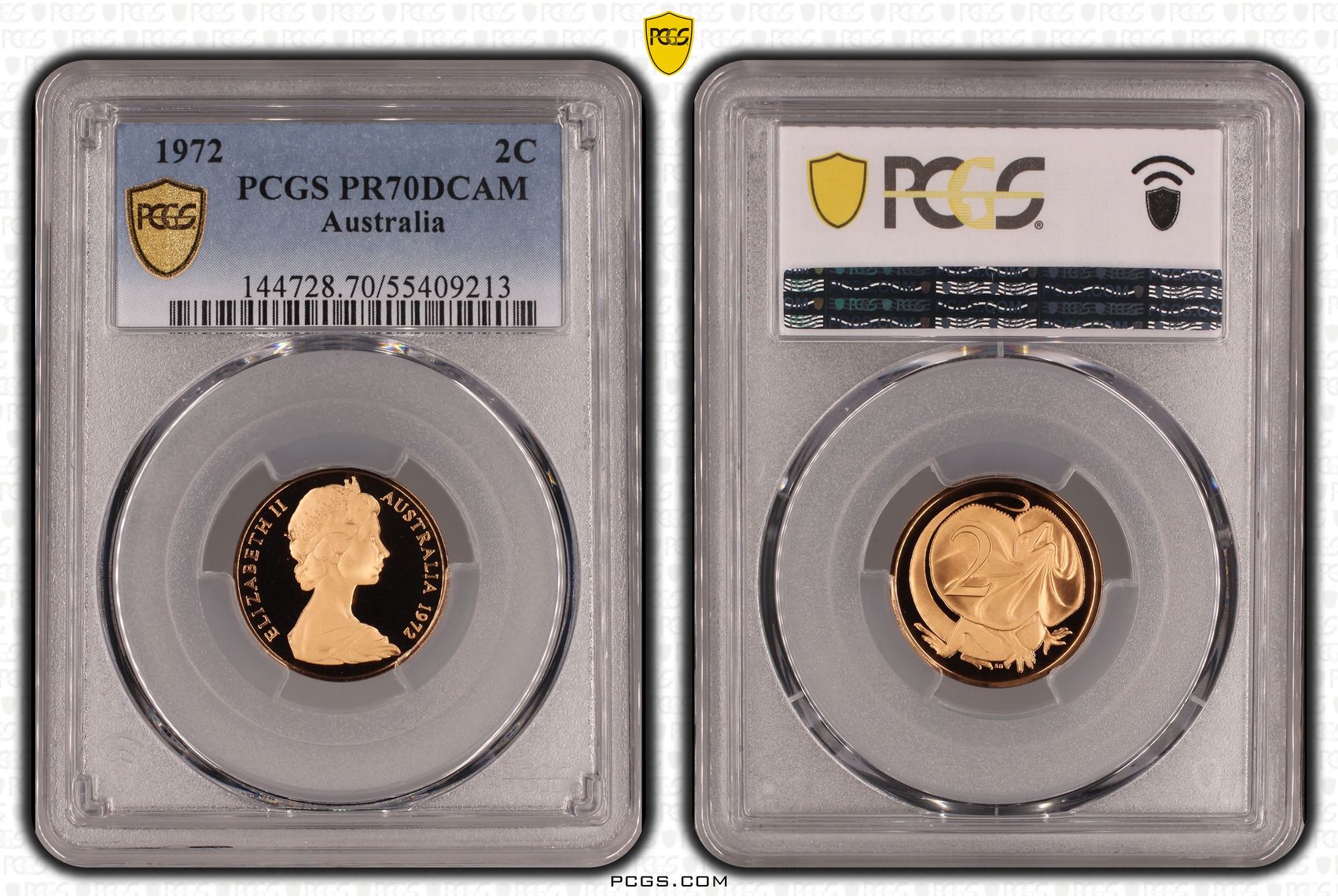 Pop 4/0, Two Cent, 1972, Pcgs Pr70dcam