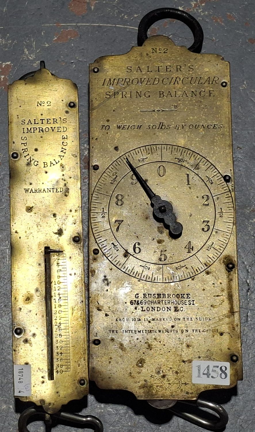TWO SALTERS SCALES