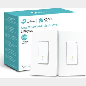 SMART 3-WAY LIGHT SWITCH KASA SMART 3-WAY LIGHT SWITCH KIT BY TP-LINK (HS210 KIT) - NEUTRAL WIRE AND 2.4GHZ WI-FI CONNECTION REQUI