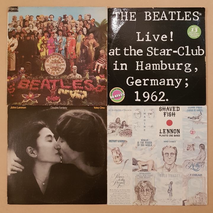 Vinyl Records (x4)
