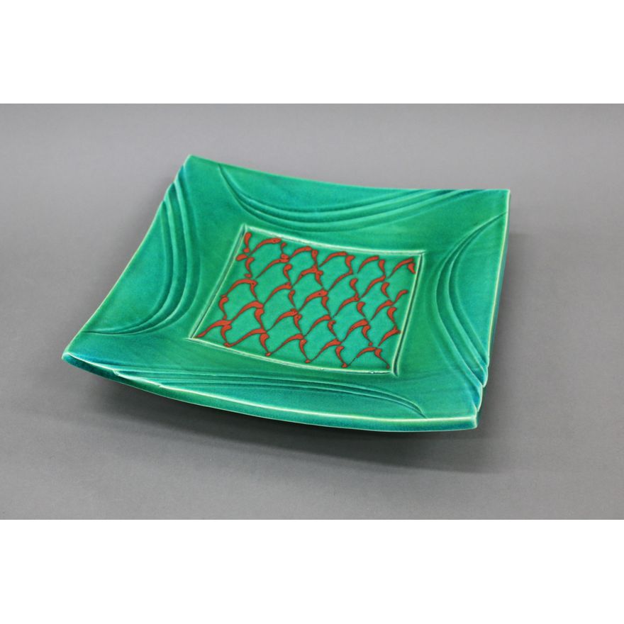 Merilyn Wiseman - Large square ceramic platter