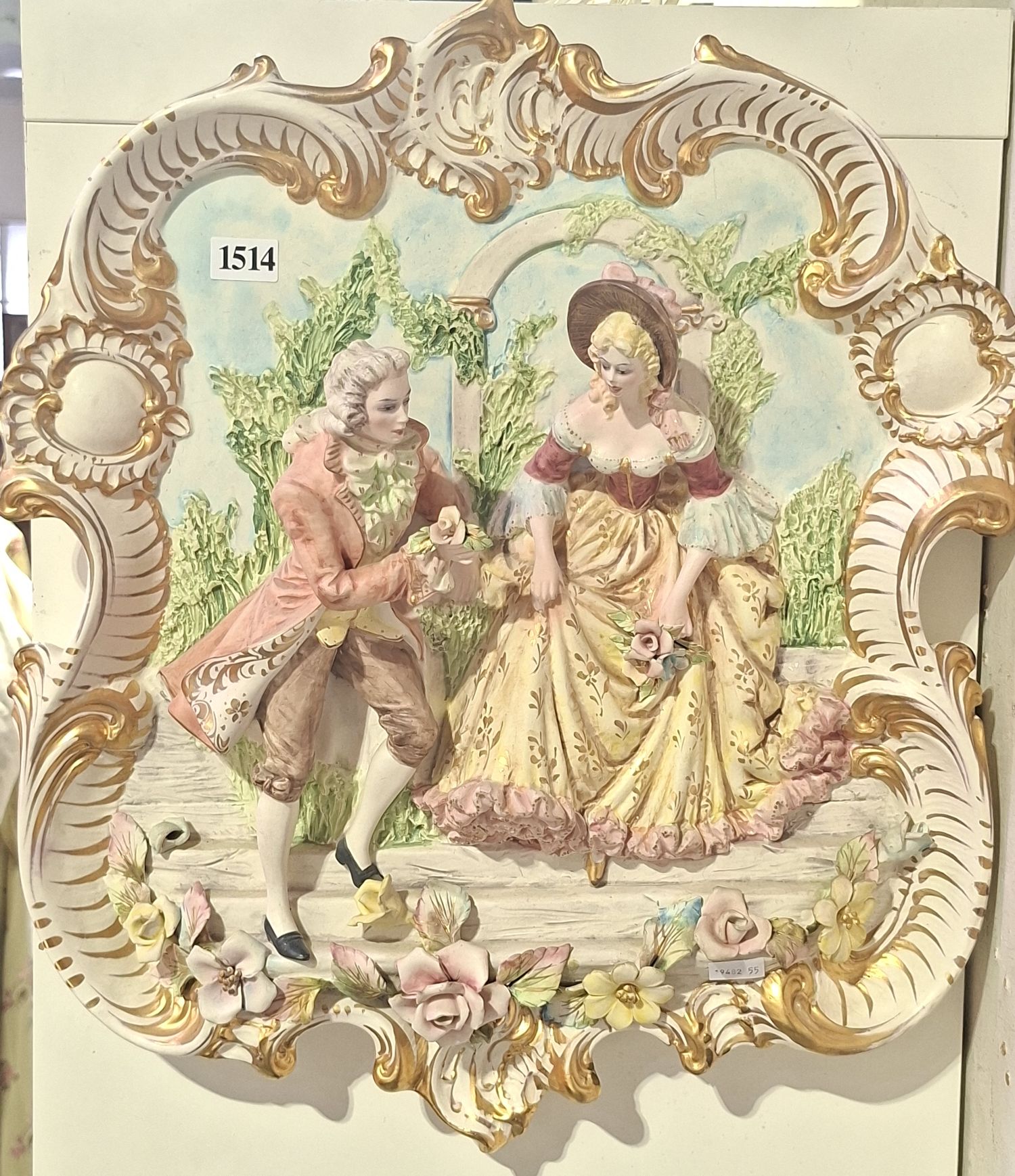 Italian Ceramic Wall Plaque