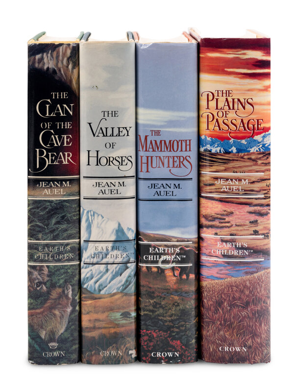 AUEL, Jean M. A group of 4 INSCRIBED FIRST EDITIONS from the Earth's Children series, comprising: 