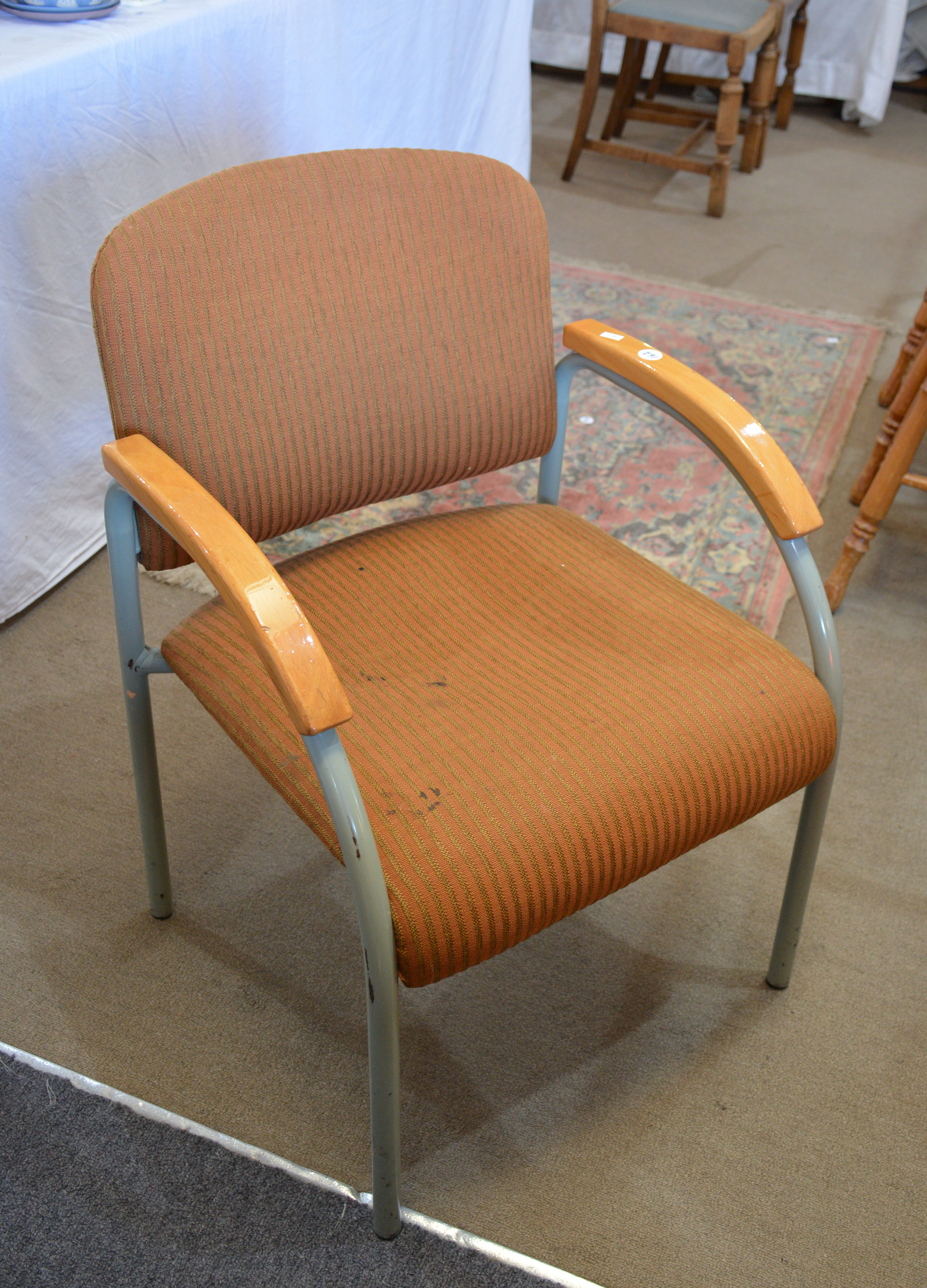 Metal, Wood and Textile Chair — NZ auction result